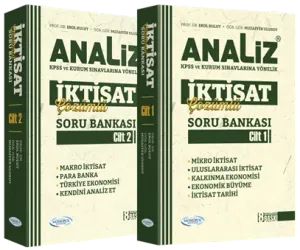 Monopol Yayınları 2026 KPSS A Grubu İktisat Analiz Soru Bankası Çözümlü 2 Cilt Set