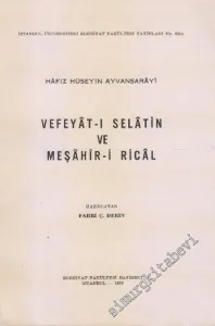 Vefeyat-ı Selahattin ve Meşahir-i Rical -
