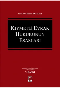Kıymetli Evrak Hukukunun Esasları