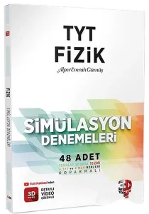 3D Yayınları TYT Fizik Simülasyon 48 Deneme