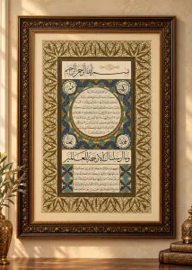 Hilye-i Şerif Tablo 23x33 cm (Çerçevesiz)
