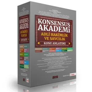Konsensus Akademi Adli Hakim ve Savcılık Sınavı Konu Anlatımı