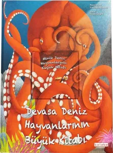 Devasa Deniz Hayvanlarının Büyük Kitabı  -  Minik Deniz Hayvanlarının Küçük Kitabı - 2 Kitap Bir Arada (Ciltli)