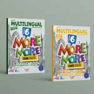 6 MORE&MORE MULTILINGUAL 2 Lİ SET (COURSE BOOK + SKILLS BOOK) - ÇOKLU İNGİLİZCE