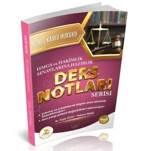 HUKAL HMGS-HAKİMLİK Genel Kamu Hukuku Ders Notları