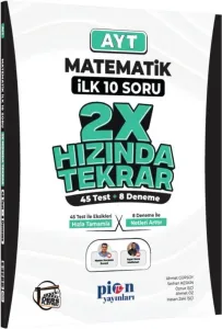 YKS AYT 2X HIZINDA İLK 10 SORU MATEMATİK - 2027