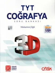 3D Yayınları 2023 TYT Coğrafya Soru Bankası