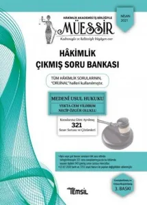 Hakimlik Çıkmış Soru Bankası Medeni Usul Hukuku