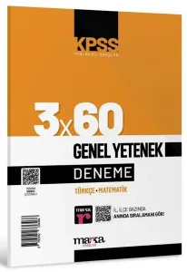 Marka Yayınları 2026 KPSS Genel Yetenek Türkçe-Matematik 3 Deneme Çözümlü