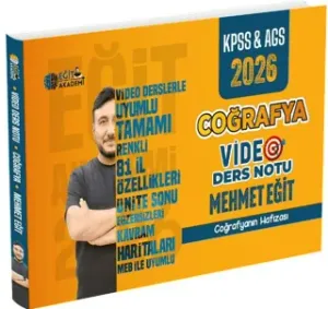 2026 KPSS - AGS Coğrafya Ders Notu