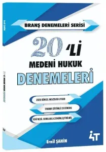 4T Yayınları 2026 KPSS A Grubu Medeni Hukuk 20'li Deneme