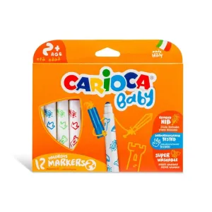 CARİOCA BABY KEÇELİ BOYA JUMBO YIKANABİLİR 12 Lİ 42814