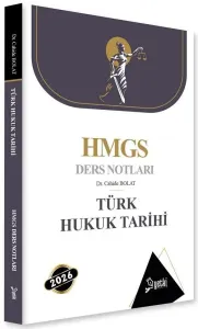 Yetki Yayınları 2026 HMGS Türk Hukuk TarihiDers Notları