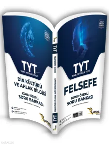 Rasyonel Yayınları TYT Felsefe - TYT Din Kültürü ve Ahlak Bilgisi Soru Bankası (Konu Özetli)