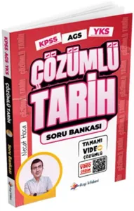 Dizgi Kitap Yayınları KPSS MEB AGS YKS E-KPSS Tamamı Video Çözümlü Tarih Soru Bankası