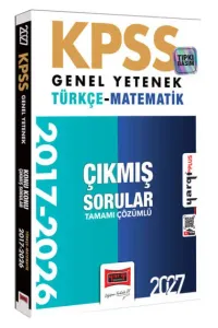 Yargı Yayınları 2027 KPSS Genel Yetenek Türkçe-Matematik Konu Konu Tamamı Çözümlü 10 Yıl Çıkmış Sorular