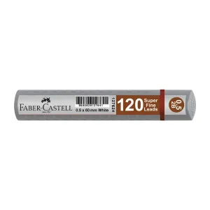 FABER CASTELL GRİP 0,5 120 li 2B MİN UÇ 60 mm - Gümüş Tüp