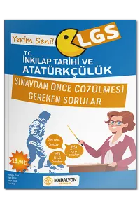 KELEPİR Gezegen Yayınlar LGS Yerim Seni İnkılap Tarihi ve Atatürkçülük Sınavdan Önce Çözülmesi Gereken Sorular