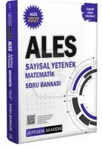 Pegem ALES Sayısal Yetenek Matematik Tamamı Video Çözümlü Soru Bankası 2027