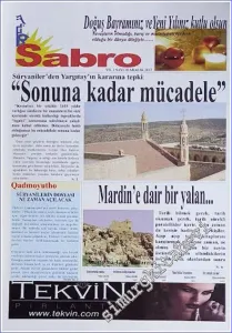SÜRYANİ: Sabro ( Umut ) - Aylık Bağımsız Siyasi Gazete - Sayı: 10    Yıl: 1  Aralık