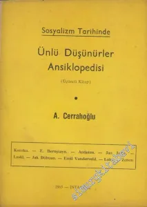 Sosyalizm Tarihinde Ünlü Düşünürler Ansiklopedisi (Üçüncü Kitap) -