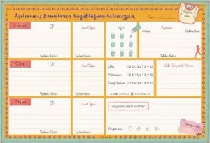 Diyet ve Egzersiz Günlüğü -  Organizer Bloknot