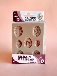 Smarta Silikon Kalıp Pin / Rozet SK1013046