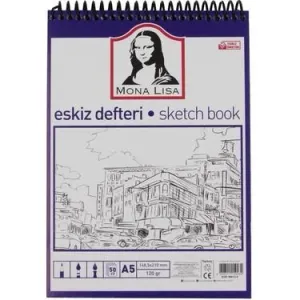 Monalisa Eskiz Defteri A5 120 g 50 yp Telli