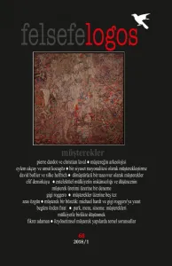 Felsefelogos Sayı: 68 Müşterekler