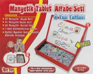 Manyetik Tablet Alfabe Seti-Yazı Tahtası