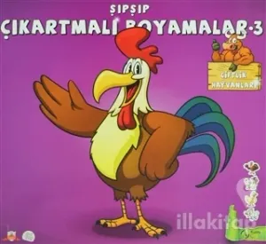 Şıpşıp Çıkartmalı Boyamalar 3 - Çiftlik Hayvanları