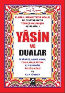 Yasin ve Dualar (Cep Boy); Bilgisayar Hatlı Türkçe Okunuşlu ve Mealli