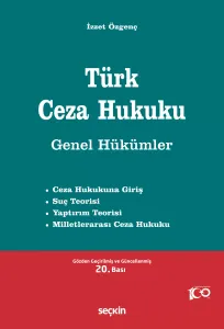 Türk Ceza Hukuku Genel Hükümler