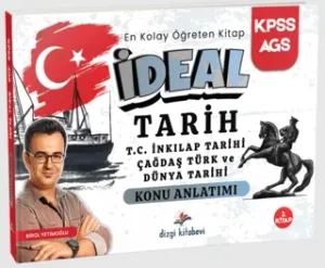 Dizgi Kitap Yayınları 2026 KPSS MEB AGS İdeal Tarih T.C. İnkılap Tarihi - Çağdaş Türk ve Dünya Tarihi Konu Anlatımı