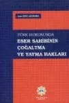 Türk Hukukunda Eser Sahibinin Çoğaltma Ve Yayma Hakkı