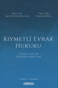 Kıymetli Evrak Hukuku