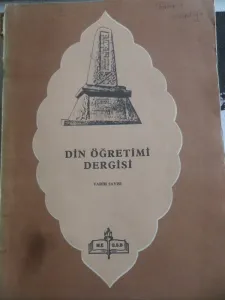 Din Öğretimi Dergisi Tarih Sayısı
