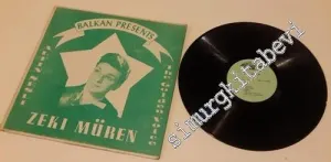 33 LP PLAK VINYL: Zeki Müren - Altın Sesli = The Golden Voice ( Taş Plak Kayıtları) -        1964