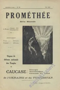 Prométhée - Organe de défense nationale des  Peuples du Caucase de l'Ukraine et du Turkestan -        1929