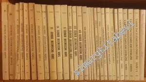 Tarih İncelemeleri Dergisi, Sayı: 1 - 24 / 1; Yıl: 1983 - 2009 -