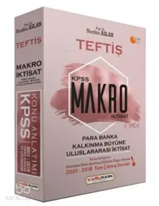 TEFTİŞ KPSS Makro İktisat, Para Banka, Kalkınma Büyüme, Uluslararası İktisat Konu Anlatımlı