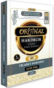 Yetki Yayınları 2026 Hakimlik Kaymakamlık KPSS İcra Müdürlüğü Ticaret Hukuku ORJİNAL Çıkmış Soru Bankası