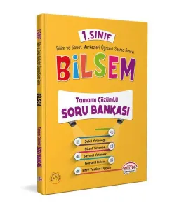Editör Yayınları 1. Sınıf Bilsem Tamamı Çözümlü Soru Bankası