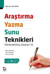 Araştırma – Yazma ve Sunu Teknikleri