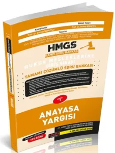 Savaş Yayınları 2026 HMGS Kampı Anayasa Yargısı Soru Bankası