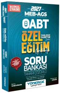Yönerge Yayınları 2027 ÖABT MEB-AGS Özel Eğitim Öğretmenliği Soru Bankası Çözümlü