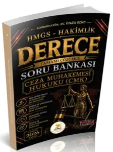 Savaş Yayınları 2026 HUKAL HMGS-Hakimlik Derece Ceza Muhakemesi Hukuku CMK Soru Bankası