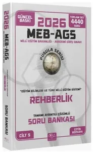 CBA Yayınları 2026 MEB-AGS Eğitim Bilimleri Rehberlik Soru Bankası Çözümlü Pusula Serisi