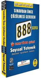 TASARI DGS ALES VİDEO ÇÖZÜMLÜ 888 SAYISAL SORU BANKASI