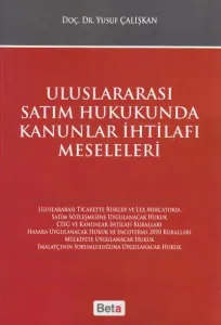 Uluslararası Satım Hukukunda Kanunlar İhtilafı Meseleleri